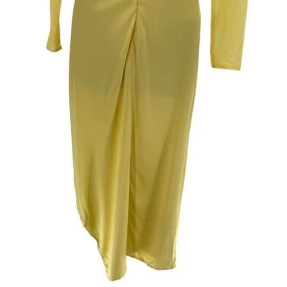 NBD Farah Midi Dress in Yellow Size Large - Picture 7 of 7